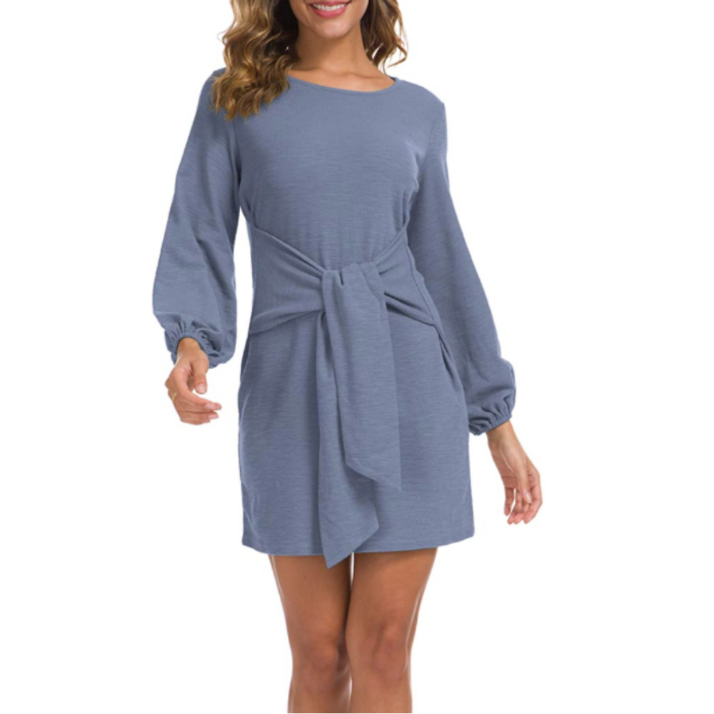 Lionstill Elegant Casual Tie Waist Dress - Picture 1 of 8